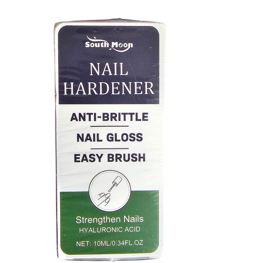 South Moon Nail Hardener Strengthener Anti-Brittle Glossโ Hyaluronic Acid 10ml